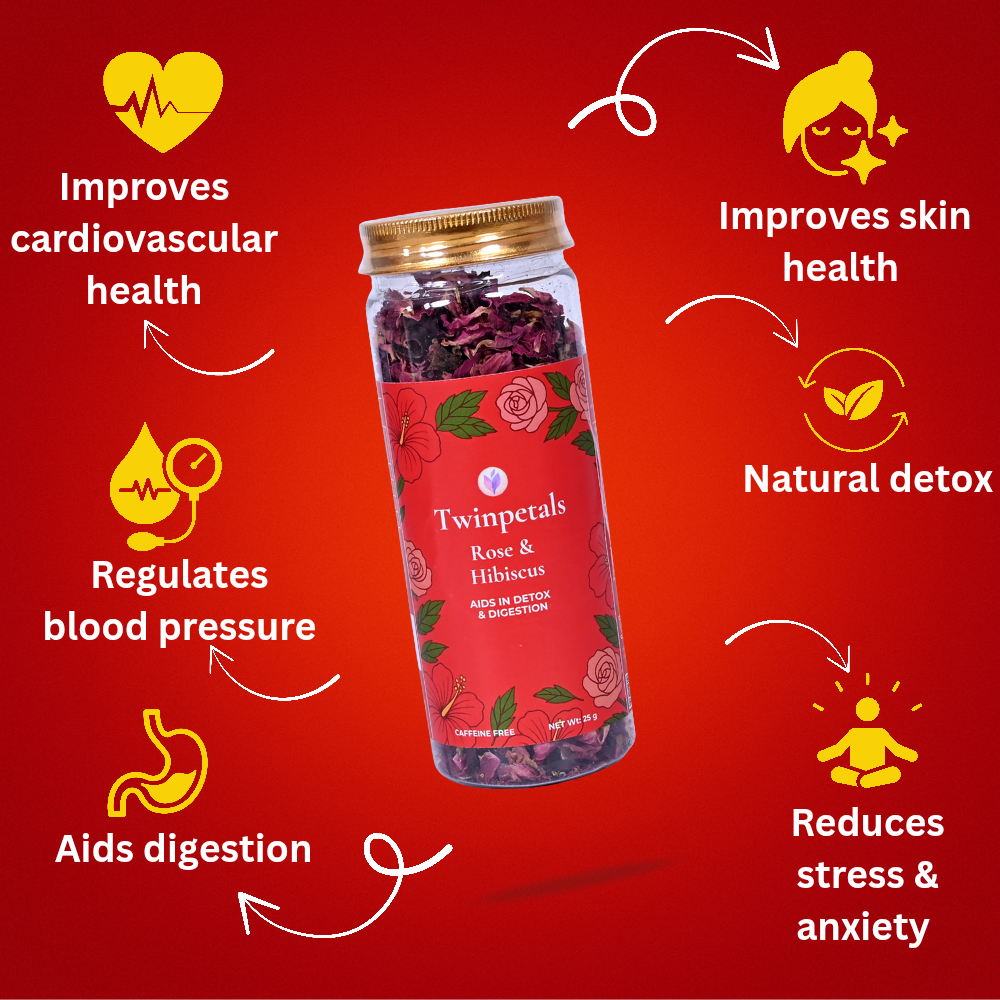 Ready-to-drink Hibiscus Rose tisane – wellness benefits in PET bottle
