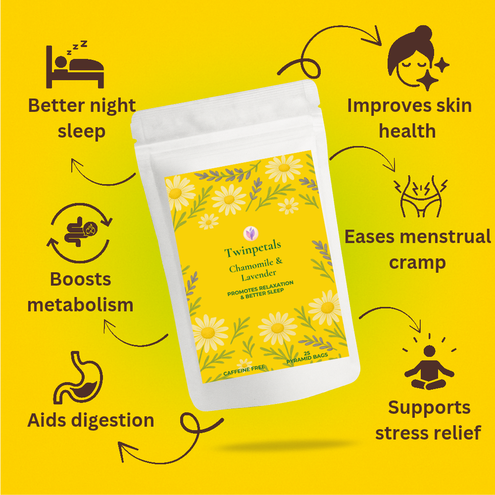 Chamomile tea benefits for relaxation and sleep