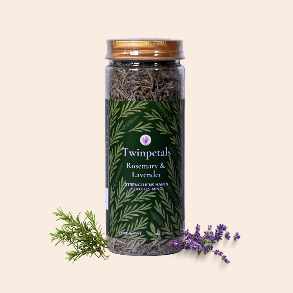 Rosemary Lavender herbal tea loose leaf front pack